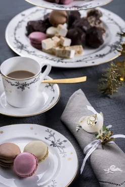Vinterstjerner Desserttallerken