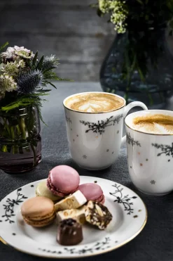 Vinterstjerner Desserttallerken