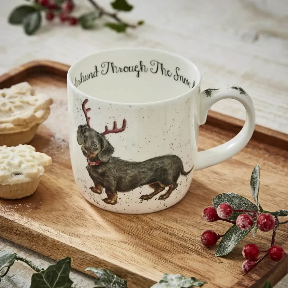 Wrendale Krus - Dachshund Snow