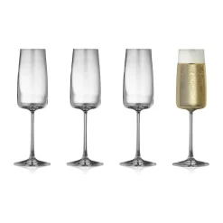 Zero Champagneglas - 4 stk.